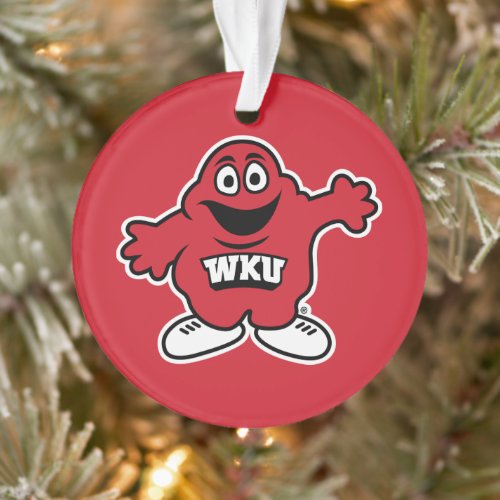 WKU Big Red Mascot Emblem Ornament