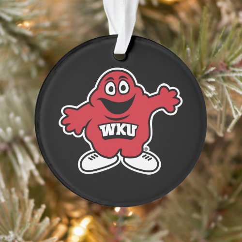 WKU Big Red Mascot Emblem Ornament