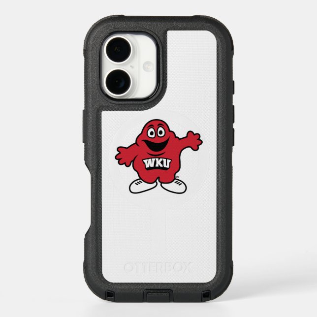 WKU Big Red Mascot Emblem Otterbox iPhone Case (Back)