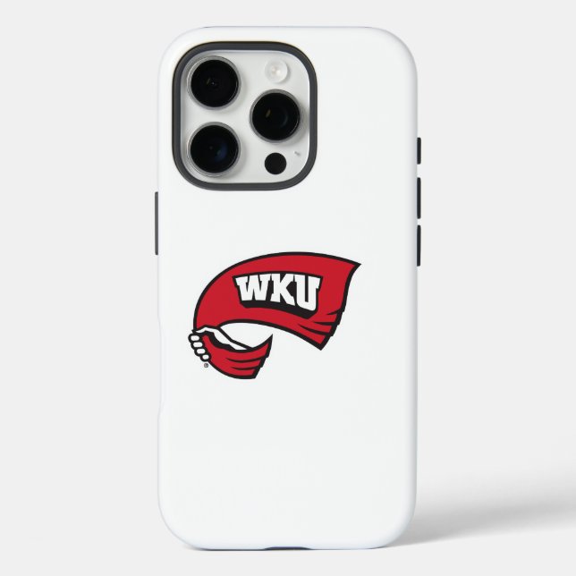 WKU Hand-Held Red Towel Logo Case-Mate iPhone Case (Back)