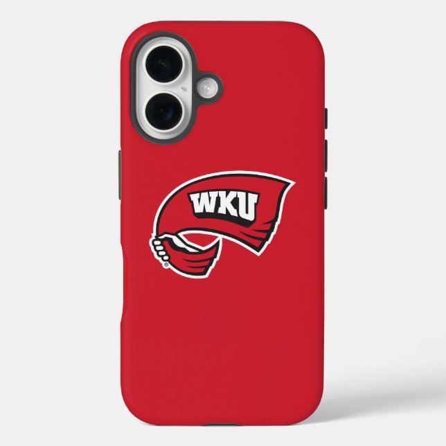 WKU Hand-Held Red Towel Logo Case-Mate iPhone Case (Back)