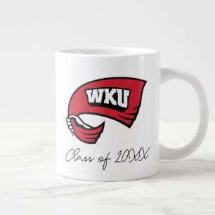WKU Hand-Held Red Towel Logo Giant Coffee Mug