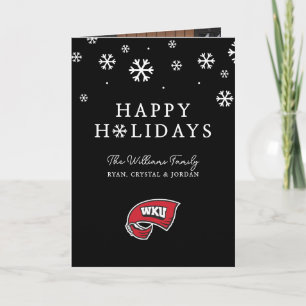 WKU Hand-Held Red Towel Logo Holiday Card