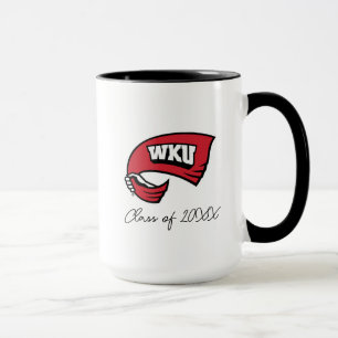 WKU Hand-Held Red Towel Logo Mug