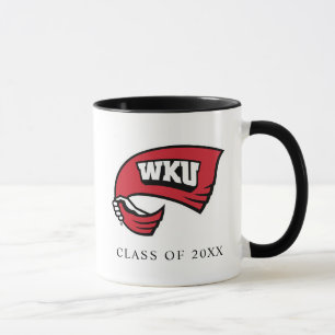 WKU Hand-Held Red Towel Logo Mug