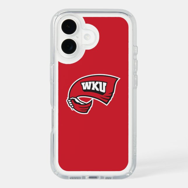 WKU Hand-Held Red Towel Logo Speck iPhone Case (Front)