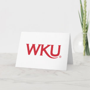 WKU Official Logo Card