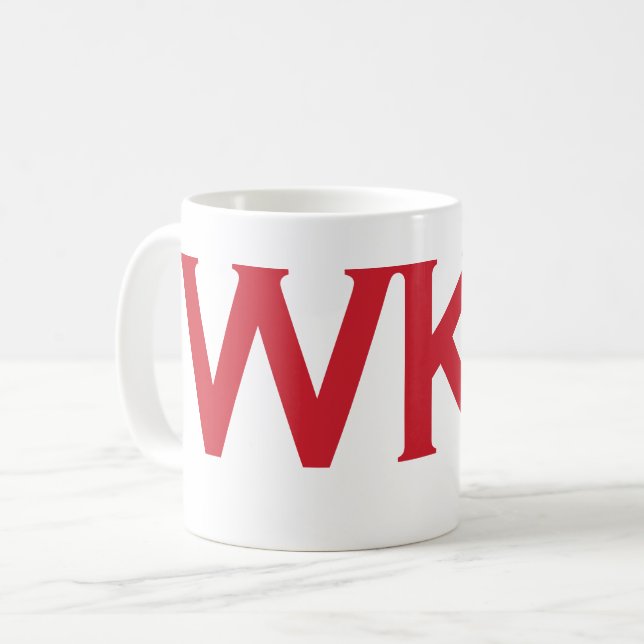 WKU Official Logo Coffee Mug (Front Left)