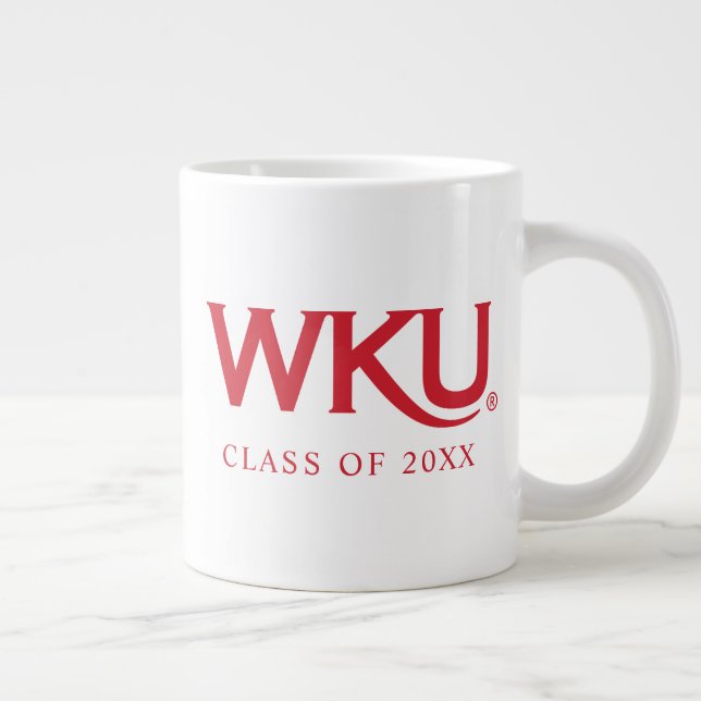 WKU Official Logo Giant Coffee Mug (Right)