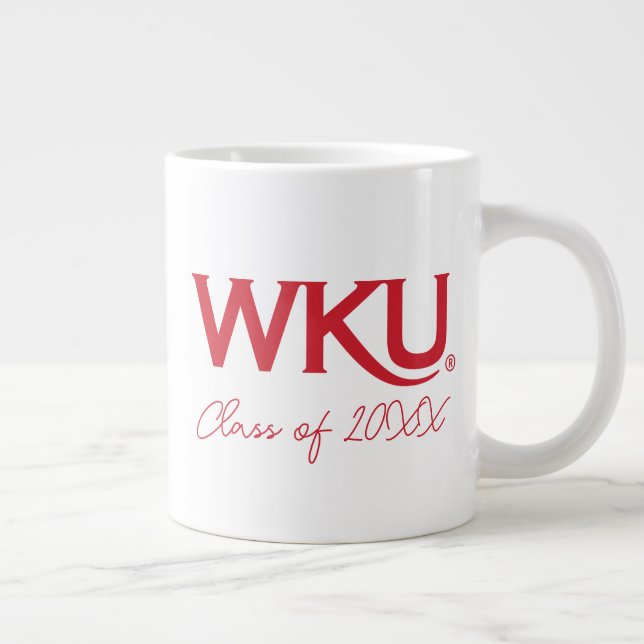 WKU Official Logo Giant Coffee Mug (Right)