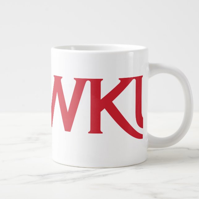 WKU Official Logo Giant Coffee Mug (Right)