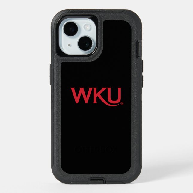WKU Official Logo iPhone 15 Case (Back)