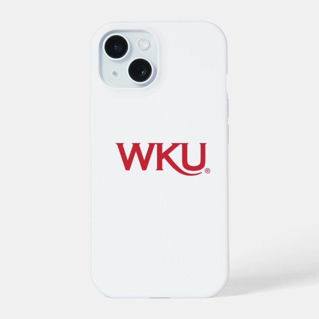 WKU Official Logo iPhone 15 Case (Back)