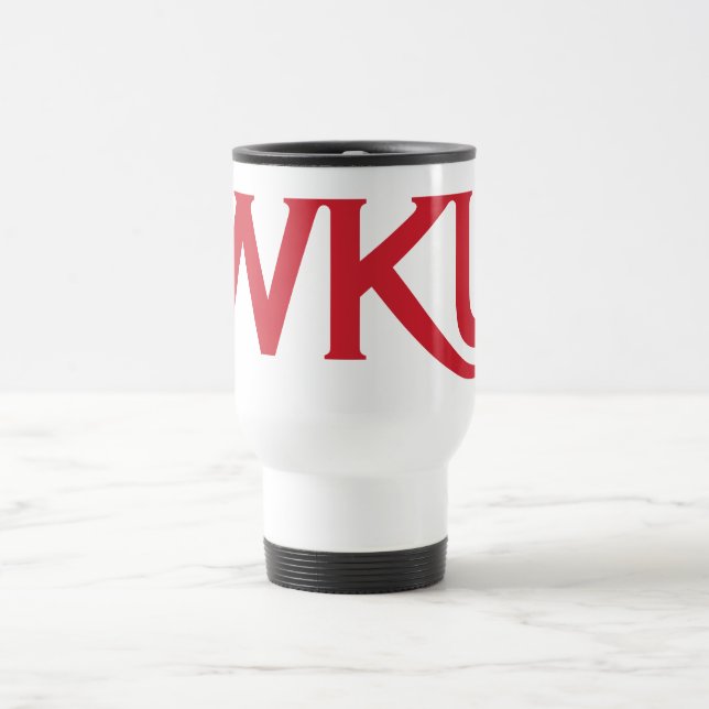WKU Official Logo Travel Mug (Center)
