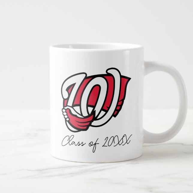 WKU Stylized Hilltopper Hand Logo Giant Coffee Mug (Right)