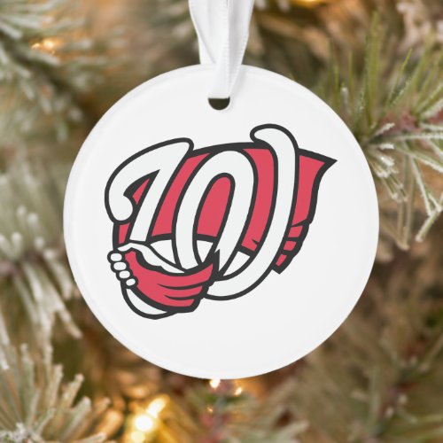 WKU Stylized Hilltopper Hand Logo Ornament
