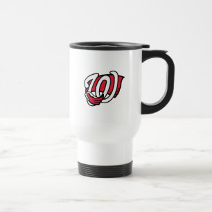 WKU Stylized Hilltopper Hand Logo Travel Mug