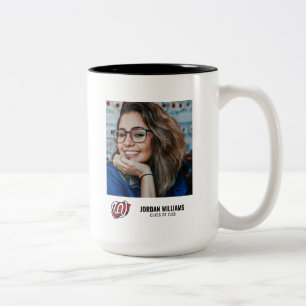 WKU Stylized Hilltopper Hand Logo Two-Tone Coffee Mug