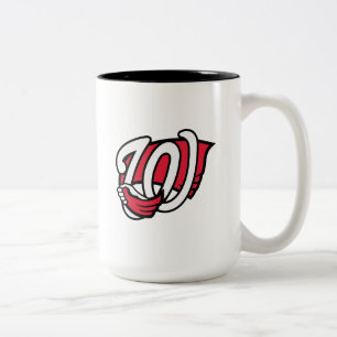 WKU Stylized Hilltopper Hand Logo Two-Tone Coffee Mug