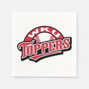 WKU Toppers Baseball Logo Napkins
