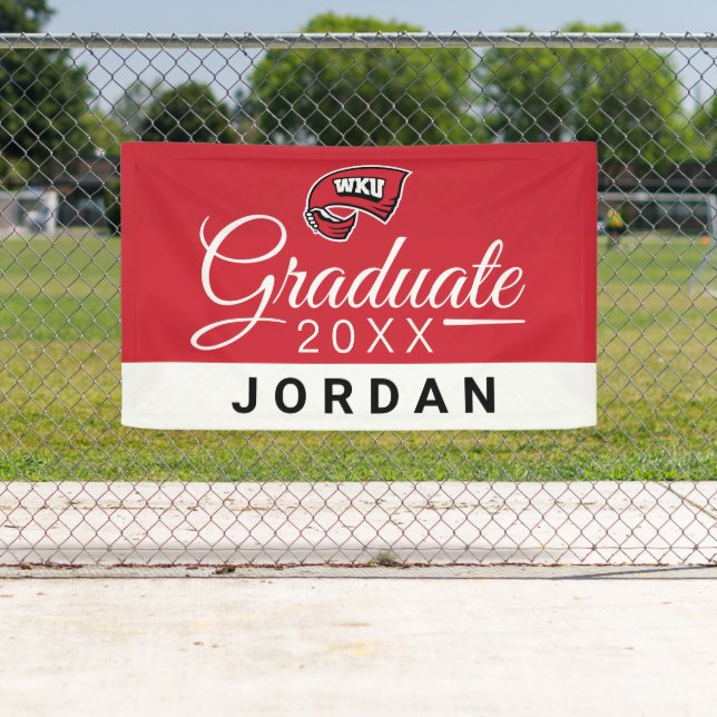 WKU Western Kentucky Graduation Banner (Insitu)