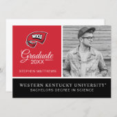 WKU Western Kentucky Graduation Invitation (Front/Back)