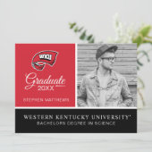 WKU Western Kentucky Graduation Invitation (Standing Front)