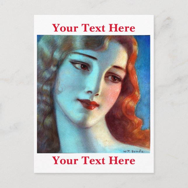 Wladyslaw Theodore Benda Holiday Postcard (Front)