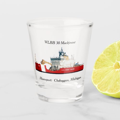 WLBB 30 Mackinaw shot glass
