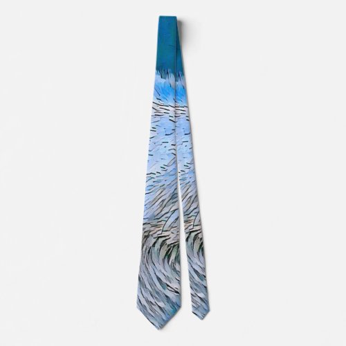 WLC1_12  Wolf Lovers Club  Neck Tie