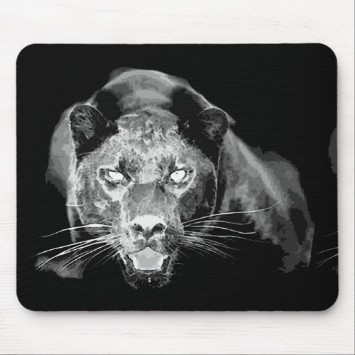 Wld Black Jaguar Cat Eyes Mousepads