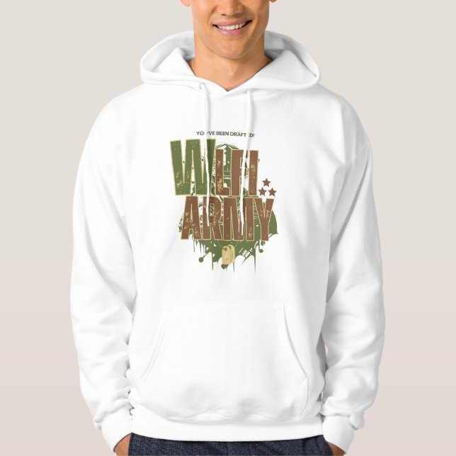 WLFI Army Tactical Camo for Crypto Hustlers Hoodie (Front)