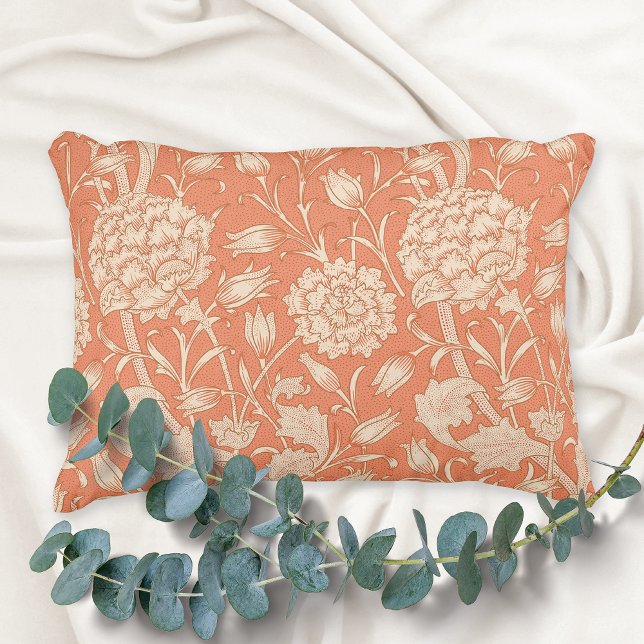 Wlliam Morris Tulips in Peach Decorative Pillow (Creator Uploaded)