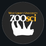 WLU Zoo Science 3" Vinyl Sticker<br><div class="desc">Stuck on Zoo Sci?  Share your love of all things Zoo Sci with these 3" vinyl WLU Zoo Science stickers!</div>