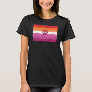 WLW Lesbian Pride Flag (Sunset) T-Shirt