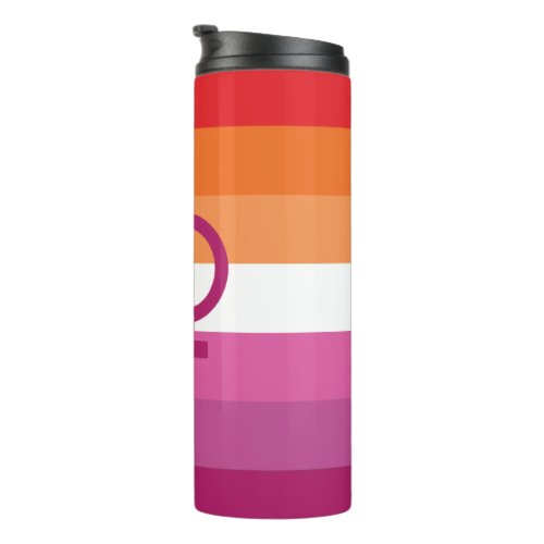 WLW Lesbian Pride Flag Thermal Tumbler