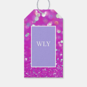 WLY Pink Confetti Gift Tag