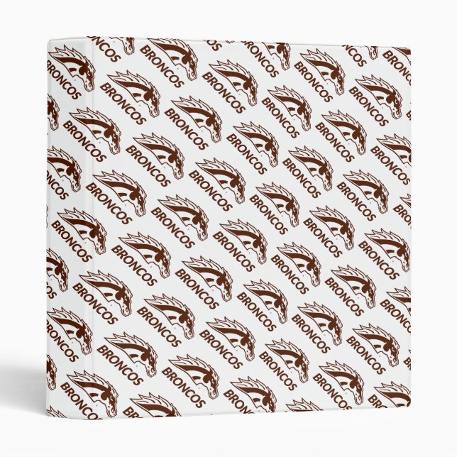 WM Broncos 3 Ring Binder (Front/Spine)