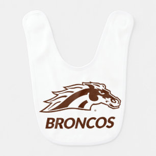 WM Broncos Baby Bib