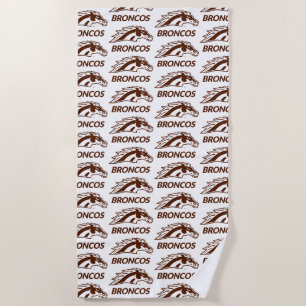 WM Broncos Beach Towel