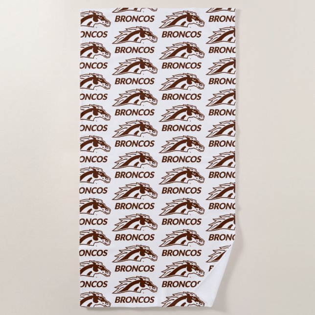 WM Broncos Beach Towel (Front)
