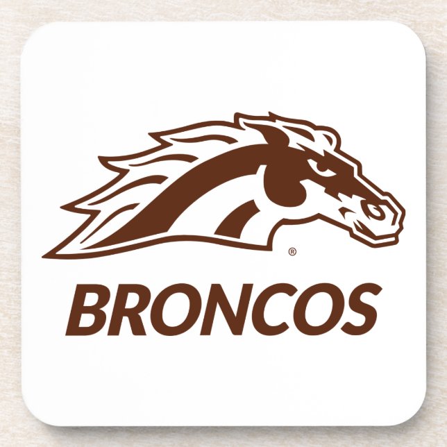 WM Broncos Beverage Coaster (Front)
