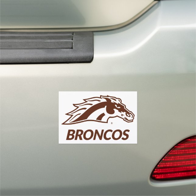WM Broncos Car Magnet (In Situ)