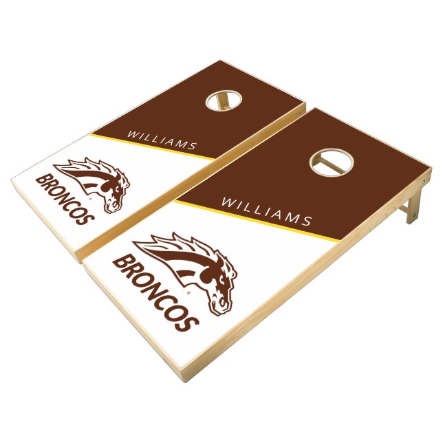 WM Broncos Cornhole Set (Angled)