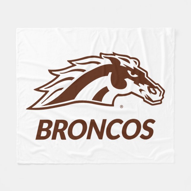 WM Broncos Fleece Blanket (Front (Horizontal))