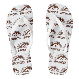 WM Broncos Flip Flops