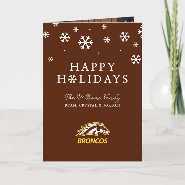 WM Broncos Holiday Card (Front)