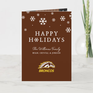 WM Broncos Holiday Card