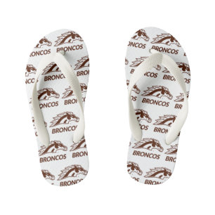 WM Broncos Kid's Flip Flops