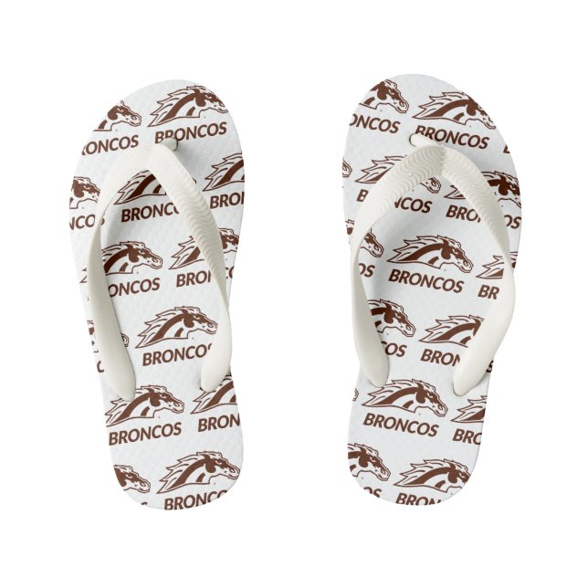 WM Broncos Kid's Flip Flops (Footbed)